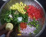 A picture of step 2 of Chana Dal Chaat.