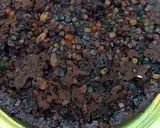 A picture of step 2 of Chocolate, Orange and Tuti Fruiti Cake.