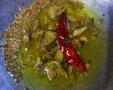 A picture of step 3 of Dal Tadka (Goan style).