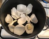 A picture of step 2 of Chilaquiles in Chipotle Cream Sauce.