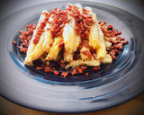 Foto del paso 6 de la receta: Espárragos blancos con crema de queso y jamón