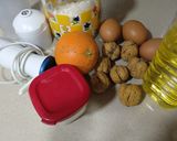 Foto del paso 1 de la receta Bizcocho de naranja 🍊 y nueces