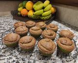 Φωτογραφία βήματος 5 της συνταγής "Muffins βρώμης με μπανάνες και ταχίνι" ⭐ 🍌