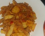 A picture of step 4 of Sultan chips.