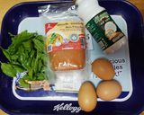 รูปขั้นตอนการทำที่ 2 ของ ไข่เจียวพริกแกงกะเพรา keto