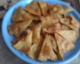 A picture of step 2 of Nachos chaat.