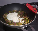 Foto del paso 4 de la receta: Pasta con salsa vegetariana al roquefort