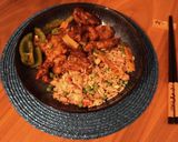 A picture of step 21 of Sweet and sour pork.