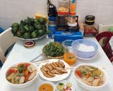 Hình bước làm 4 của món Bún chả chay