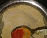 A picture of step 2 of Left over khicdi arancini.