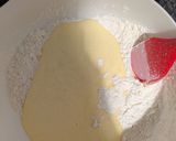 A picture of step 5 of Mario super star cake.