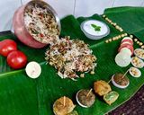A picture of step 8 of Chana-Spinach Handi Dum Biryani.