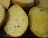Foto del paso 2 de la receta: Papines rellenos primaverales🥔🌻⚘🌈😋