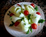 Une image de l'étape 4 de Tranche d'espadon grillé au sauce tomate cerise😋😋👍.