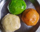 तिरंगे पिनव्हील कुकीज़ (Tiranga Pinwheel Cookies Recipe in Hindi) रेसिपी चरण 3 फोटो