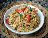 Foto langkah ke 3 dari resep Tumis Pedas Teri Nasi & Tauge.