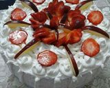 صورة لخطوة 1 من وصفة تورتة بالكيكة الاسفنجية🍰🍰