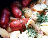 Une image de l'étape 4 de Pommes de terre en cocotte et saucisses fumées 😋.
