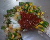 A picture of step 1 of Schezwan fried Rice.