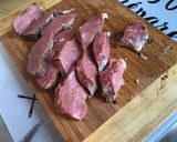 Une image de l'étape 8 de Aiguillettes de canard aux cèpes et jus de prunes.