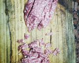 Foto del paso 2 de la receta: Bocados de arroz, salame y queso
