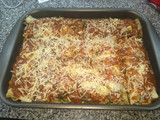 Canelones de espinaca o acelga livianos