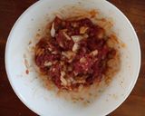 Hình bước làm 1 của món Bánh xếp chiên nhân thịt bò