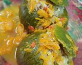 Foto del paso 6 de la receta: Zapallitos rellenos con arroz y carne