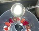 Foto langkah ke 3 dari resep Puding Buah Creamy Matcha.