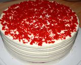 Vörös bársony torta recept (Red Velvet) recept fázis 10 fotója