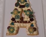 Foto del passaggio 25 della ricetta Cream tart (letter cake o alphabet cake)