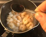A picture of step 1 of King prawns on lentils and pistachios with avocado.