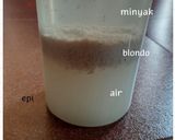 Foto langkah ke 5 dari resep Minyak Kelapa Murni (VCO) Tanpa Pemanasan.