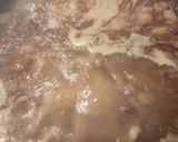 A picture of step 8 of Spanish Bean Soup from my Mother's Recipe Card.