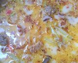 Foto langkah ke 6 dari resep Lodeh labu siam, tempe dan bola daging.