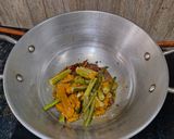 A picture of step 2 of Drumstick pumpkin sabji.