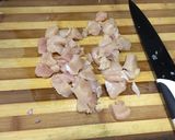 A picture of step 1 of Cheesy chicken finger Kabab.