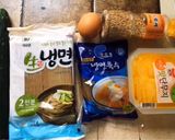 Hình bước làm 1 của món Mì lạnh Hàn Quốc