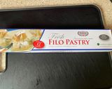 A picture of step 1 of Biscoff/ chocolate baklava.