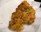 A picture of step 3 of Corn Fritters aka Bakwan Jagung.