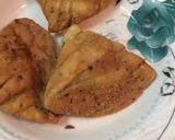 A picture of step 1 of Samosa chat.