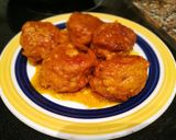 A picture of step 6 of Spanish-Style Meatballs in Sauce.