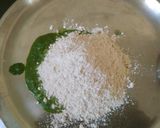 A picture of step 3 of Green veggies stuffed chatai paratha.