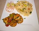 A picture of step 13 of Chicken Chatkhara Kabab With Fajita Rice.