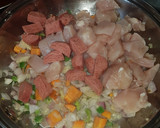 Foto del paso 3 de la receta: Garbanzo compuesto con pollo y salchicha