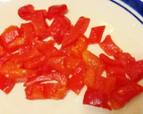 Foto del paso 10 de la receta: Tortilla de bacalao con pimiento rojo y alcachofas