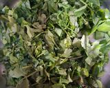 A picture of step 1 of Crispy Methi Tikki with Sorghum Flour.