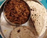 A picture of step 8 of Kantola besan sabji.