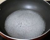 A picture of step 3 of Rose kaju katli.