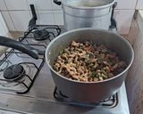 Foto del paso 7 de la receta: Tacos de pollo y carne con vegetales